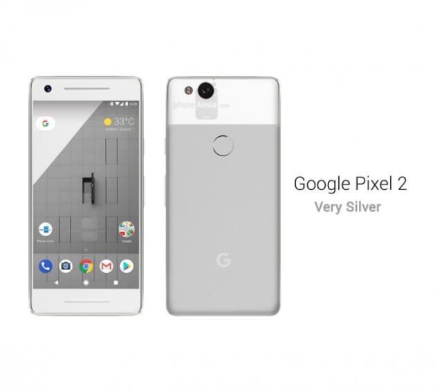 谷歌pixel 2渲染图出炉,提供多款颜色