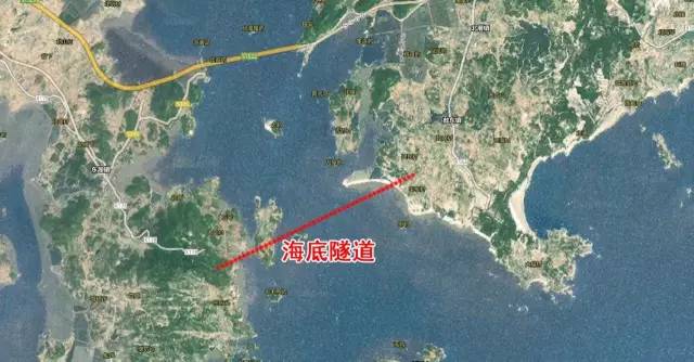 6公里长的海底隧道下穿海坛海峡 于福清三山处接上228国道(即滨海大