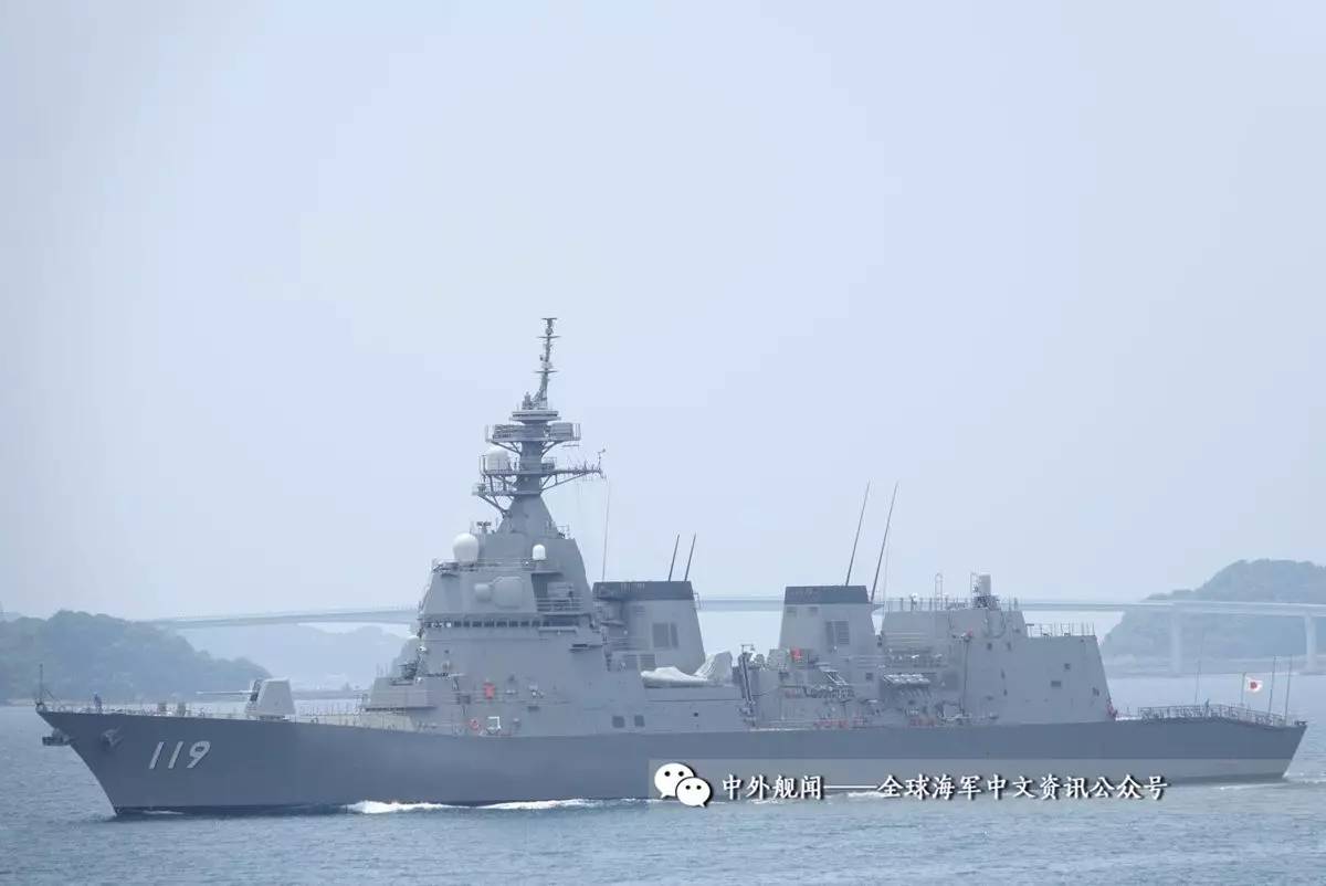 近日,日本网友拍摄到海上自卫队朝日级驱逐舰首舰 "朝日"号(js asahi