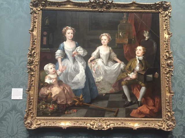 最大的群像之一,画的是乔治二世国王的药剂师大卫· 格雷厄姆的孩子们