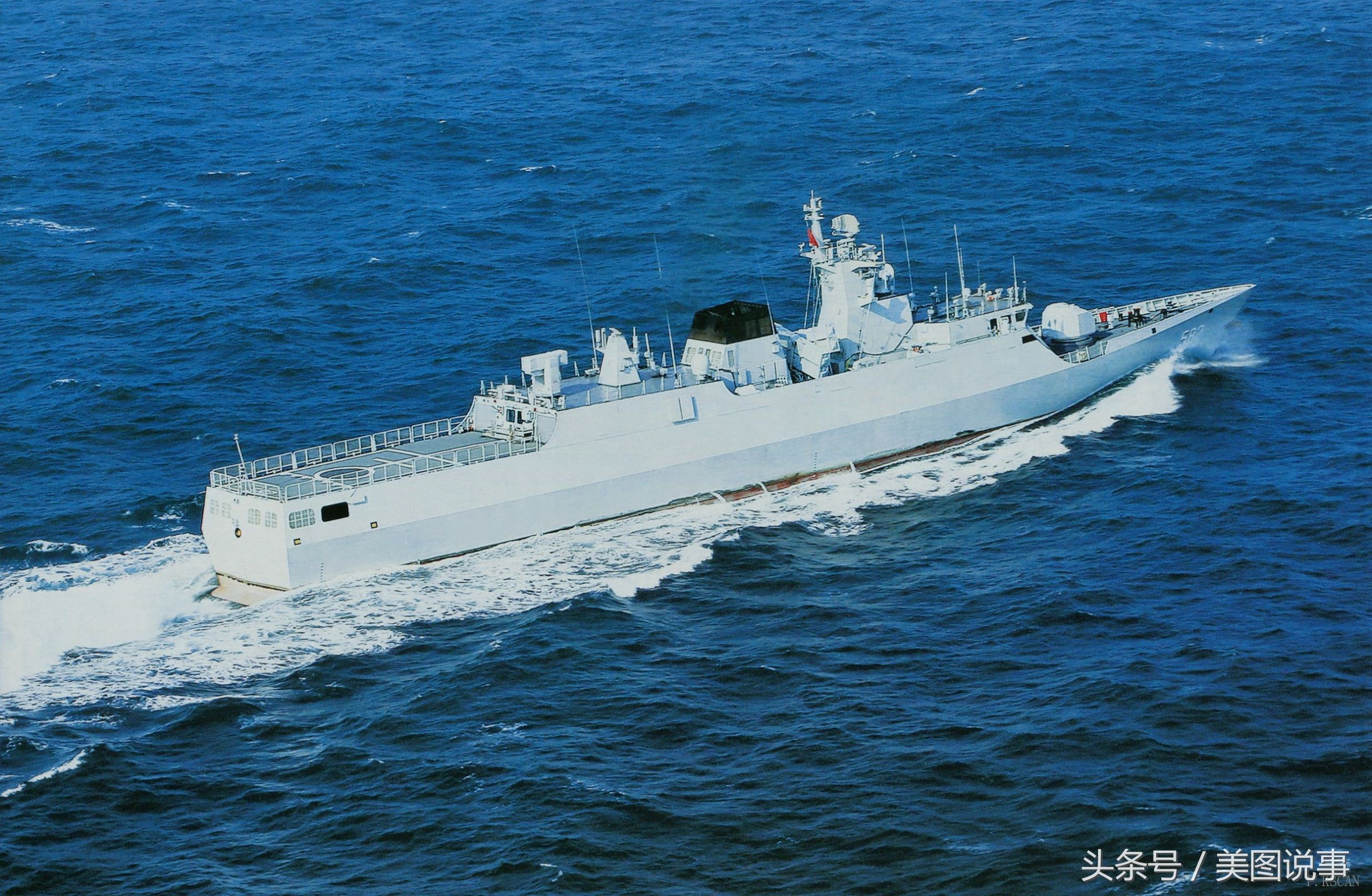 海上多面手，已生产40多艘的中国056轻型护卫舰高清大图
