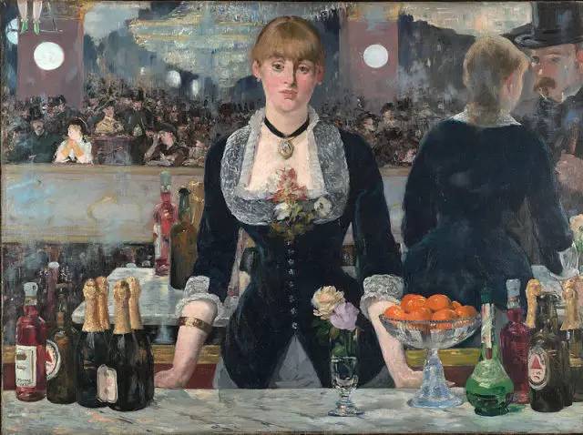 edouard manet, a bar at the folies-bergeère, 1881 爱德华·马奈