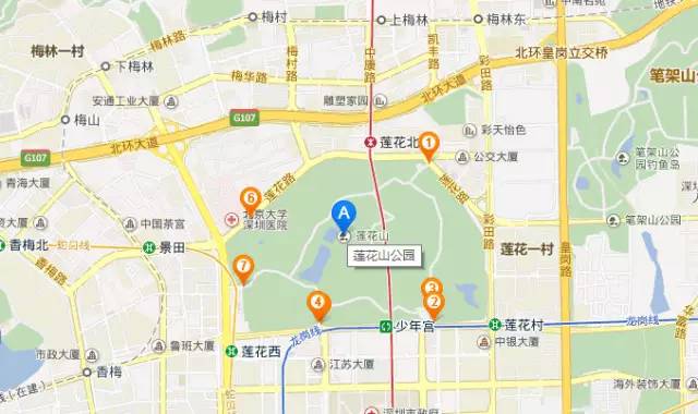 福田区 类型:绿地1,深圳市莲花山公园深圳室外避难场所一起来看看吧!