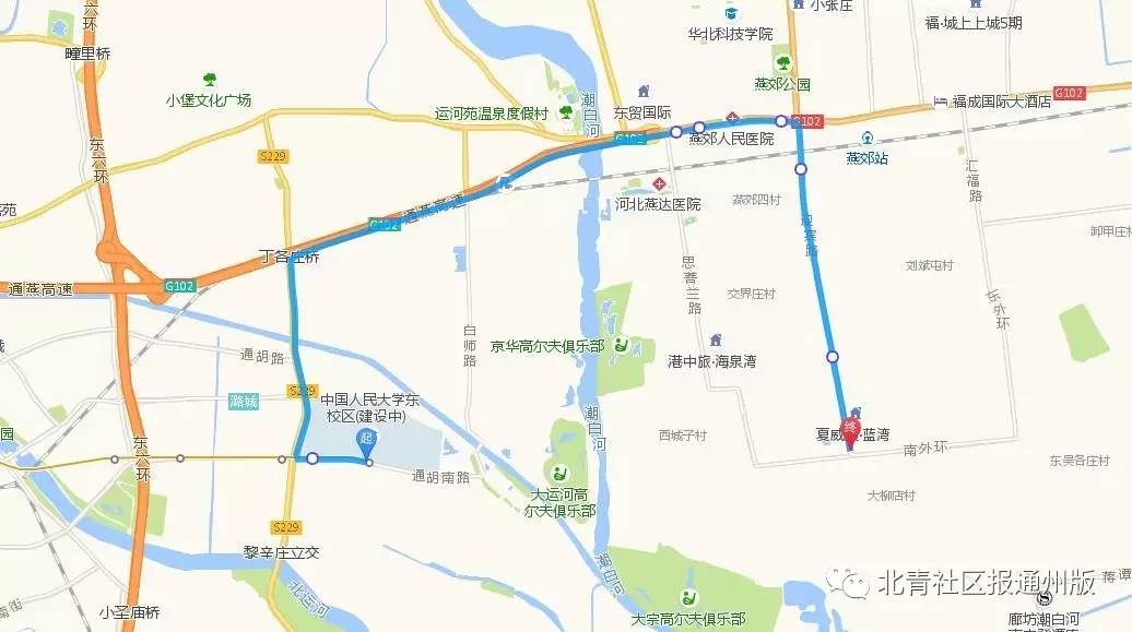 今天通州新开5条公交线奉上路线图梨园潞城张家湾等地居民乐吧