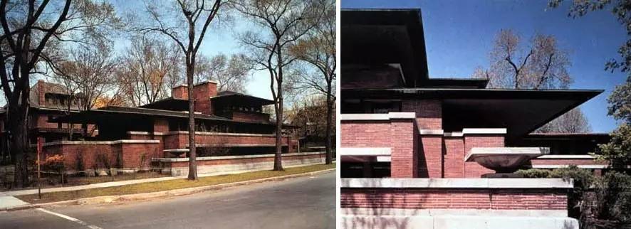 罗宾别墅 robie house 美国 伊利诺伊州