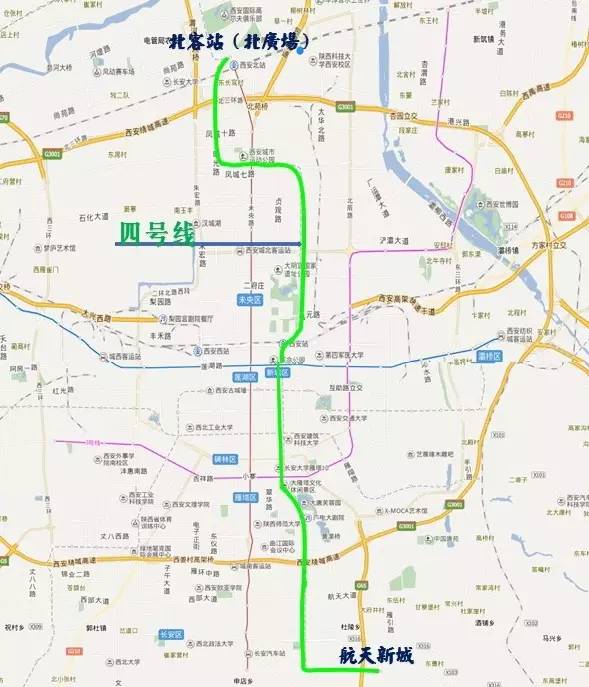 最新消息!西安地铁4号线明年通车,9号线2020年直达临潼