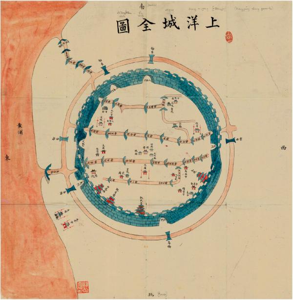 这份老上海地图集成,从明代《上海志》一直看到60多年图片