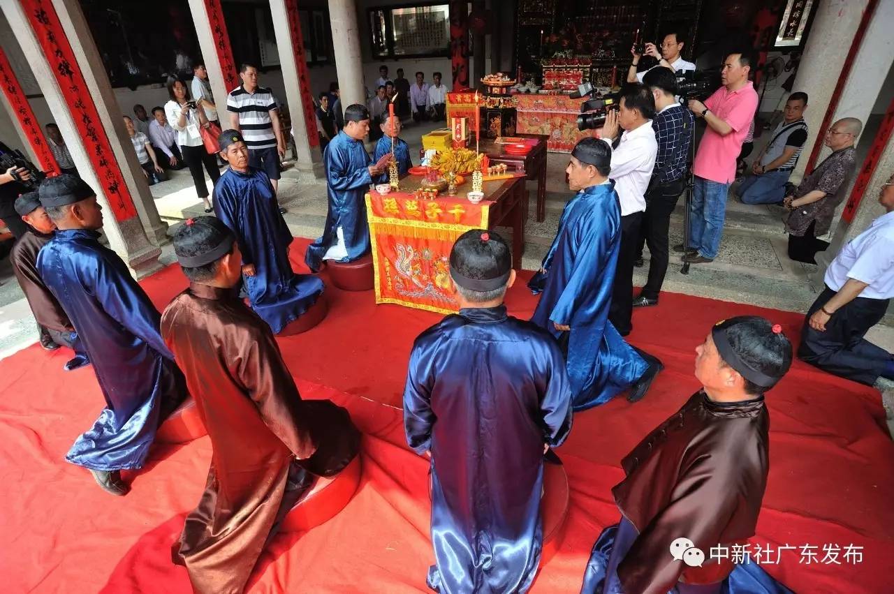 揭西大溪李氏祭典,至今保存传统的祭祀典礼,为广东省非遗项目.