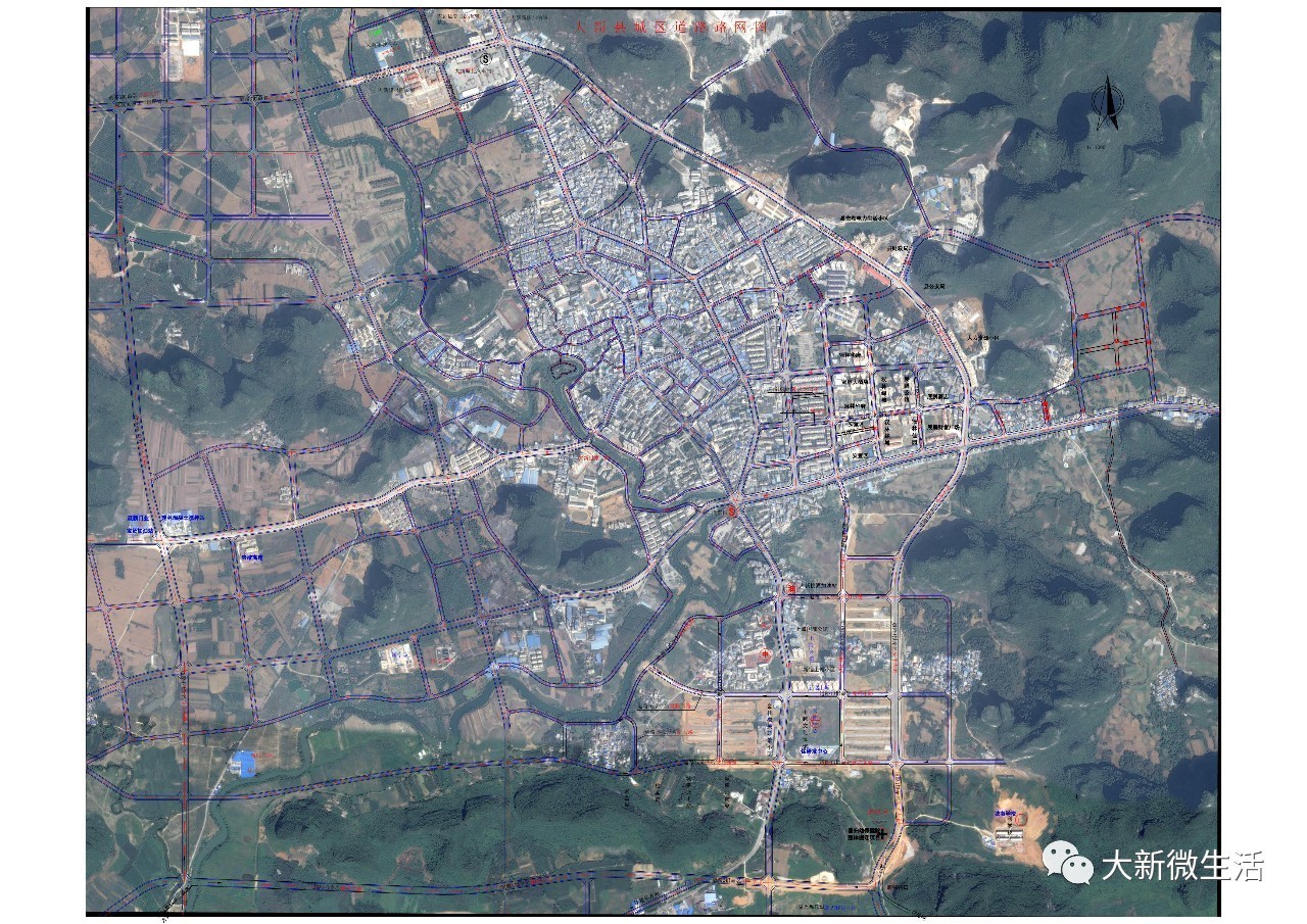 大新县城区道路拟命名公示