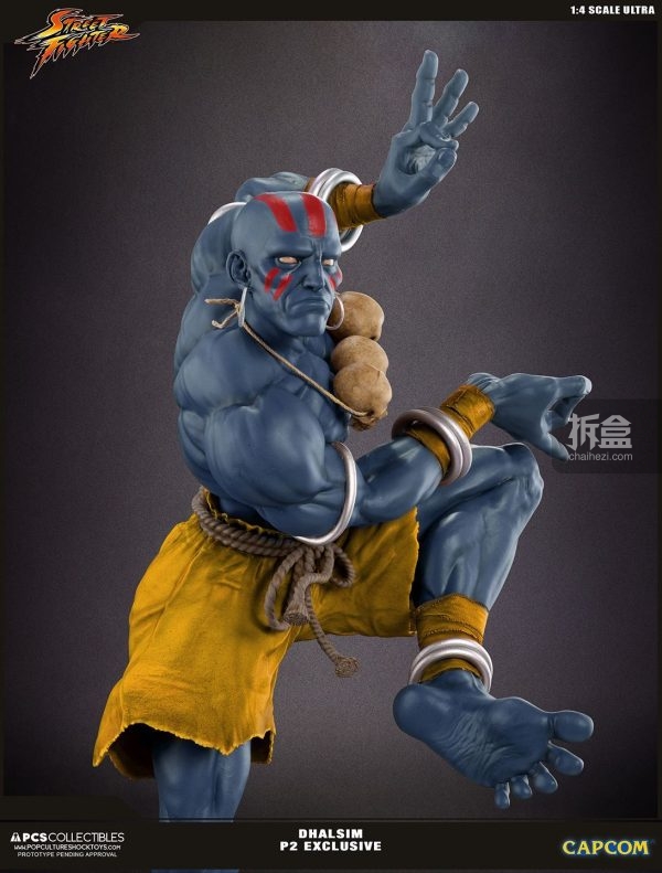 pcs街头霸王印度高僧达尔锡dhalsim14雕像