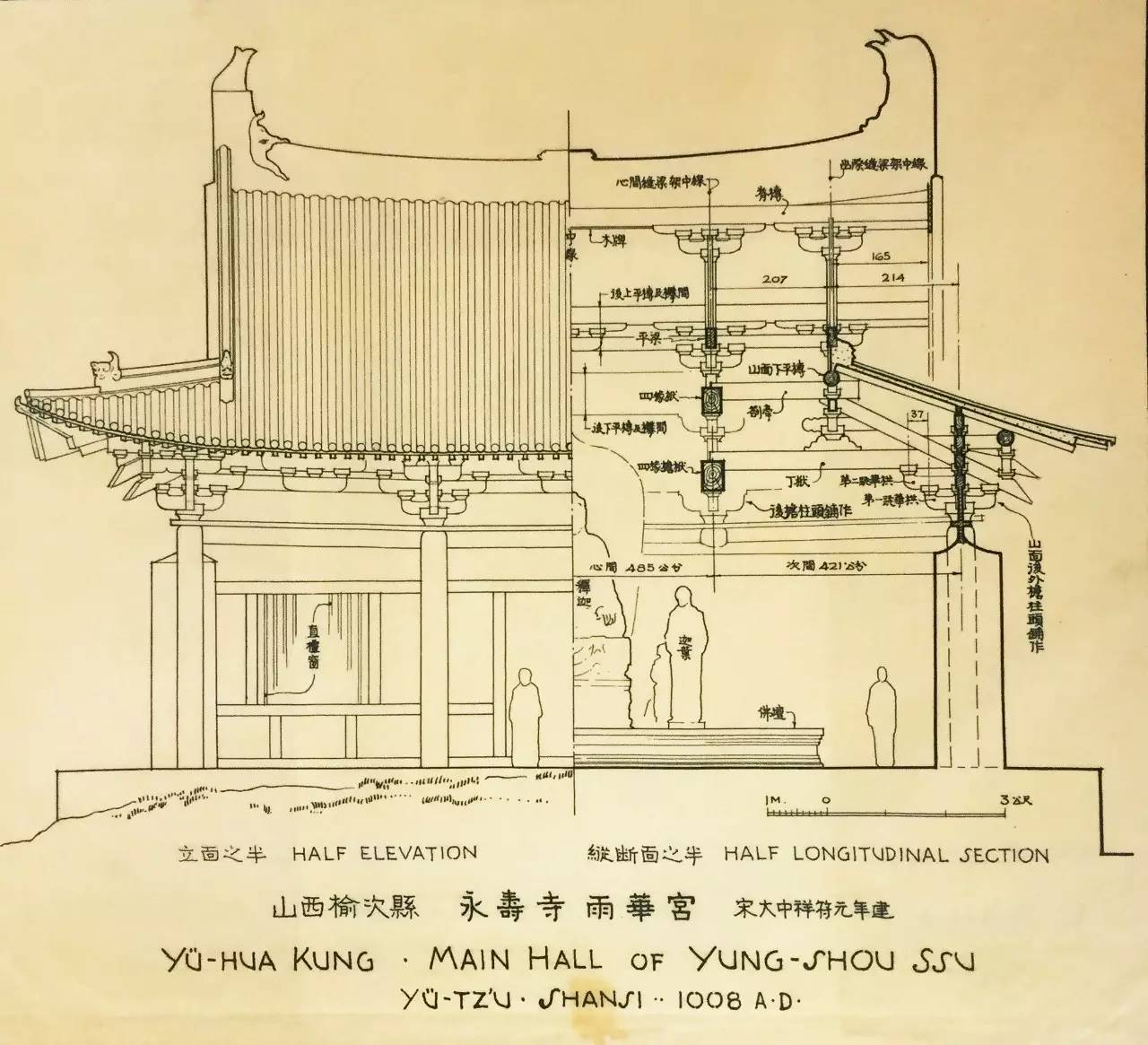 【爱建筑】看完梁思成的手绘稿,终于明白林徽因为什么