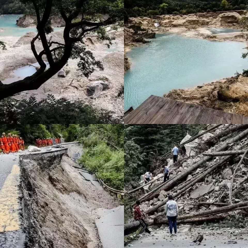 保定人亲历九寨沟地震 | 逃生路上,我抱起一个光屁股小男孩就跑