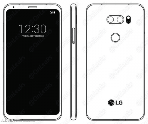 LG全面屏幕手机V30 Plus曝光 但只在韩国销售