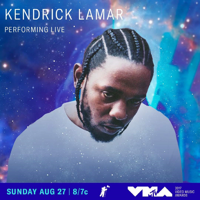 vma提名艺人 | kendrick lamar嘻哈新王或成大赢家,确认登上2017vma