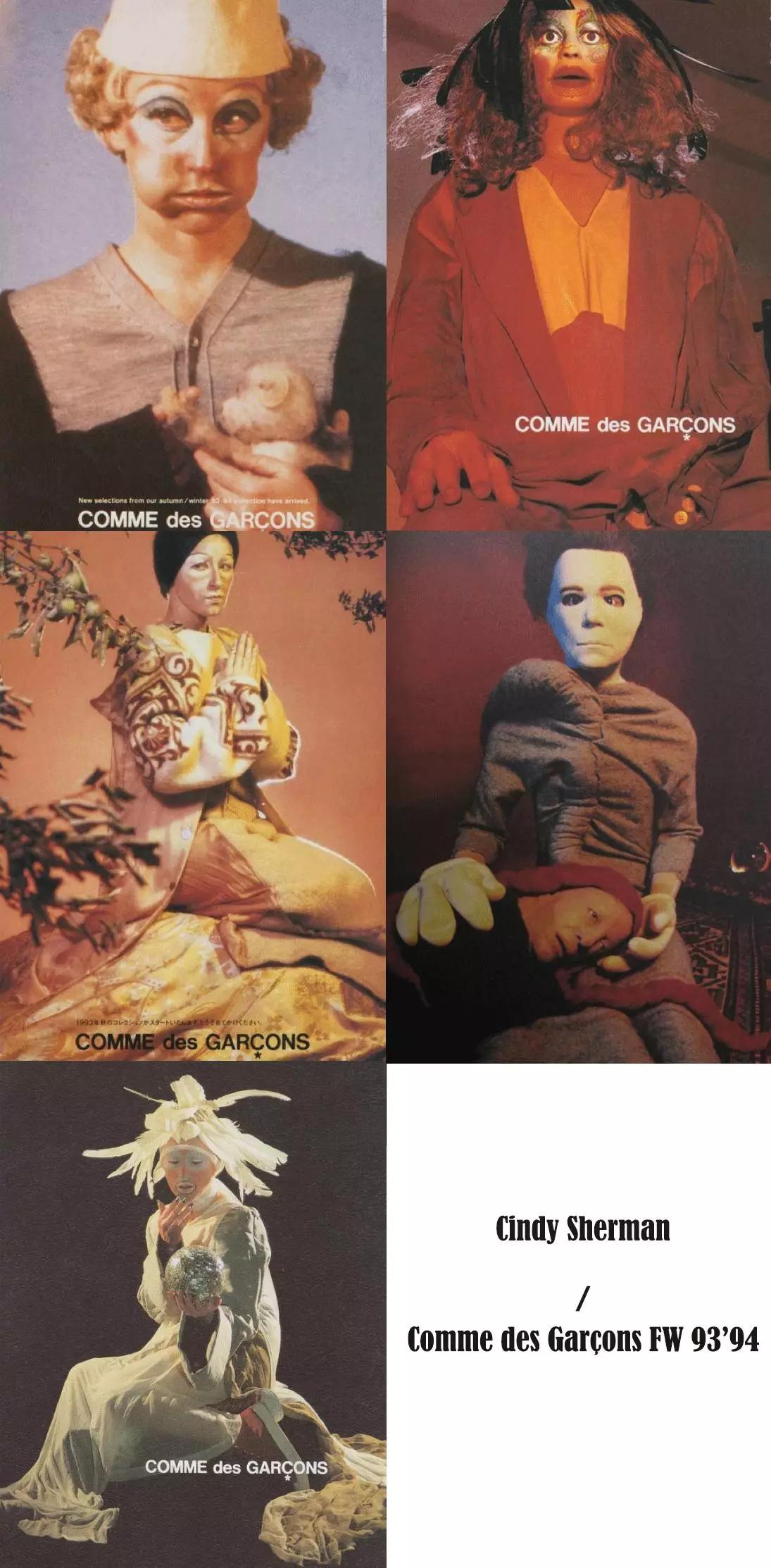 cindy sherman for comme des garons,fw1993-1994 1990年,comme des