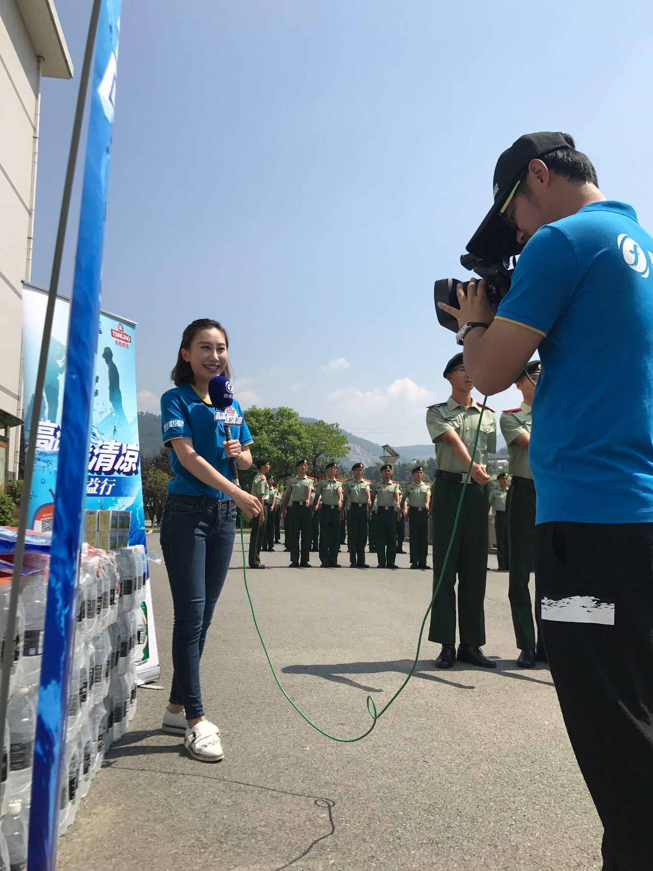 肩负人民的安全,他们义无反顾!我们"益"一起来,送上一份清凉