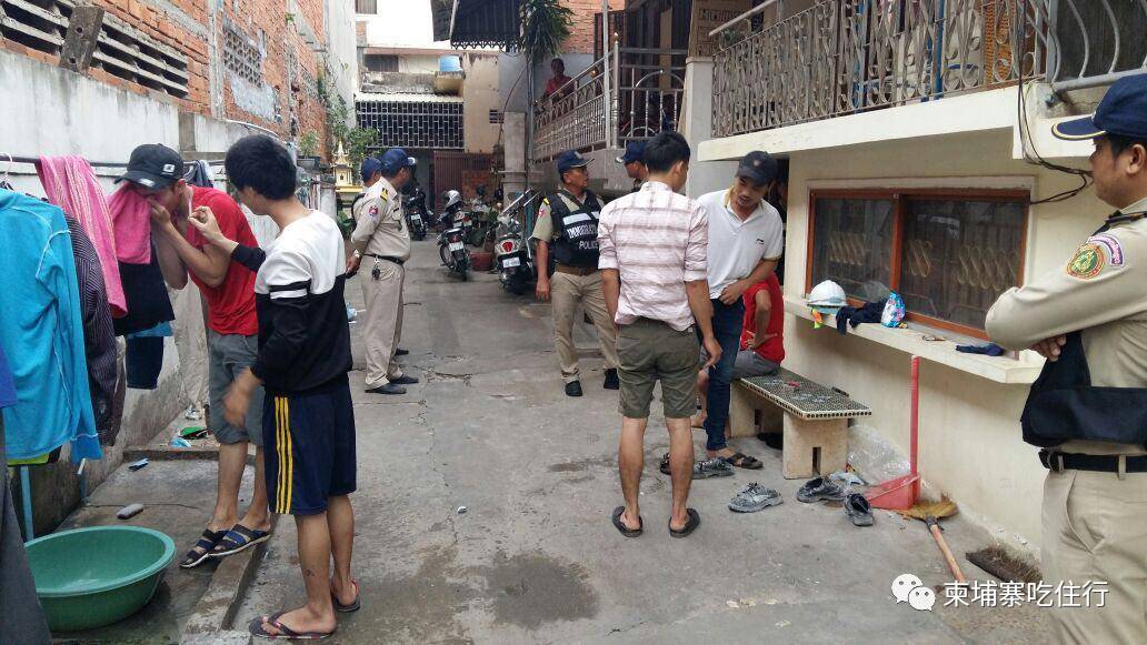 五名非法居留在柬的中国人被捕