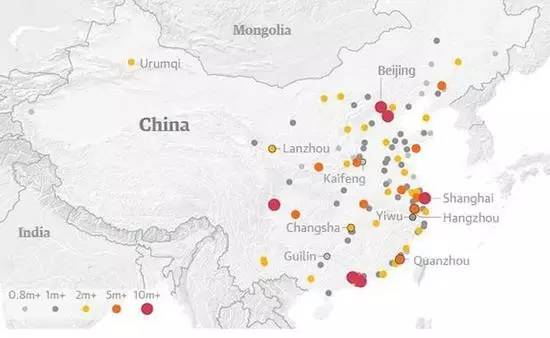 中国百万人口城市_中国西北部百万人口城市