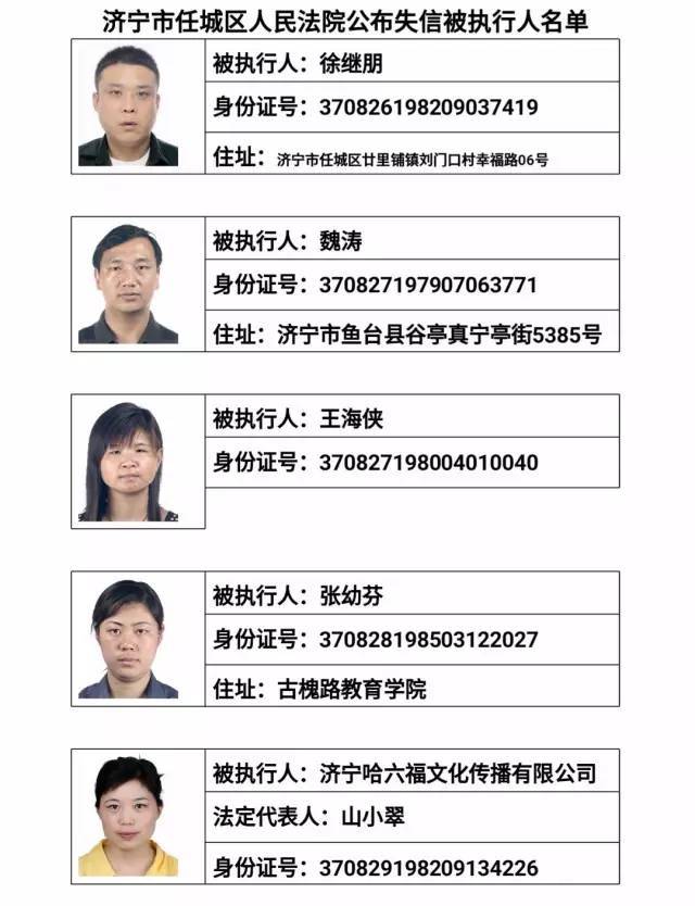 【权威】济宁这81人被列入失信人员名单!看有你认识的