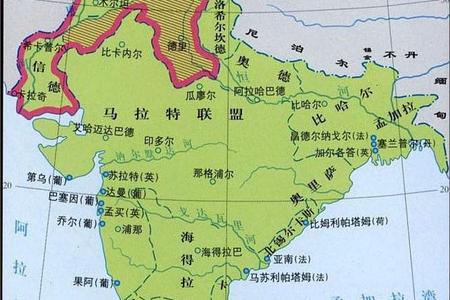 莫卧儿王朝地图图片