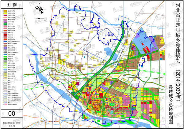 正定新城铺规划图图片