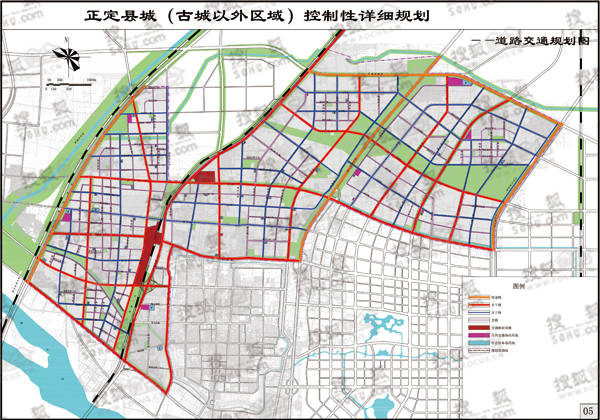 正定新城铺规划图图片