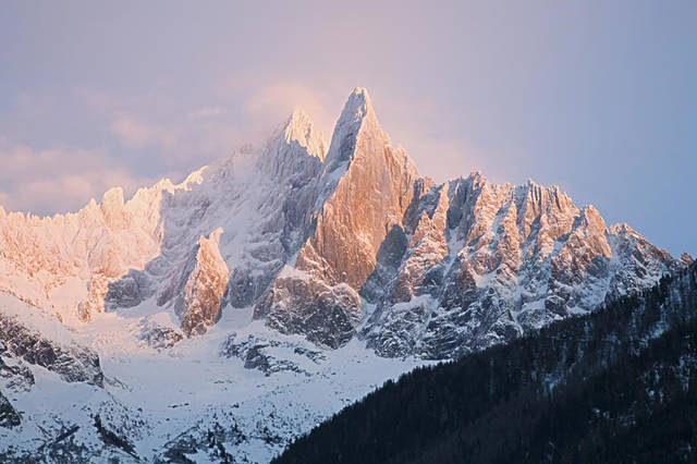 阿尔卑斯山脉主峰图片