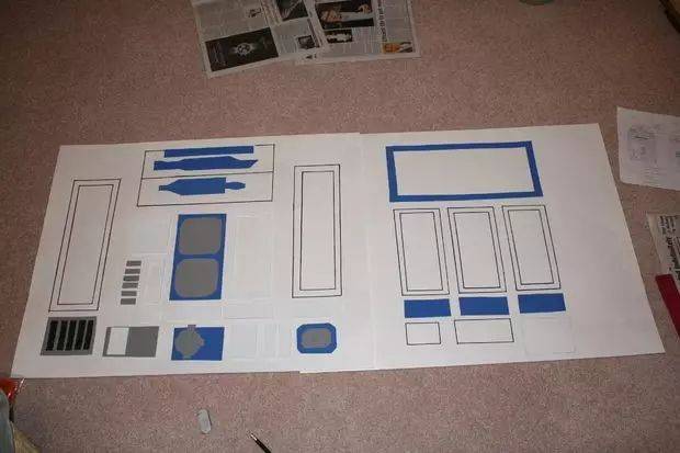太空舱手工方法纸板图片
