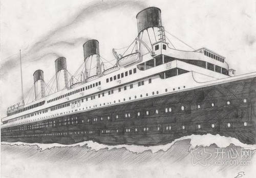 泰坦尼克号画画全身图图片