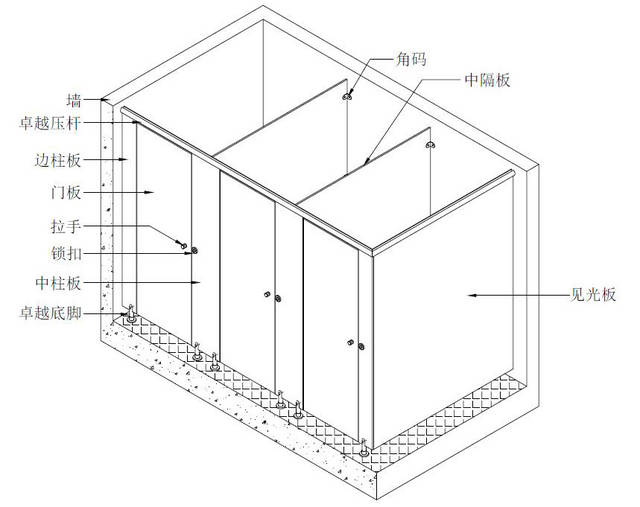 衛生間隔斷安裝方法和步驟介紹