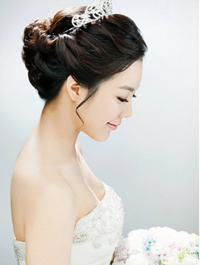 梦创摄影韩式婚纱照新娘发型绽放属于你的美