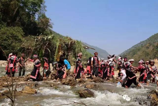 澜沧县富邦乡赛罕村拉祜族神秘的祭祀水神仪式