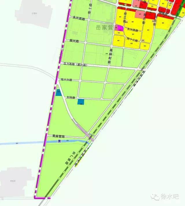 高清规划图:保定徐水区中心城区控制性详细规划