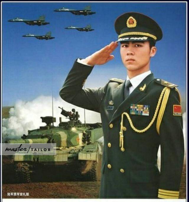 解放军礼服 陆军图片