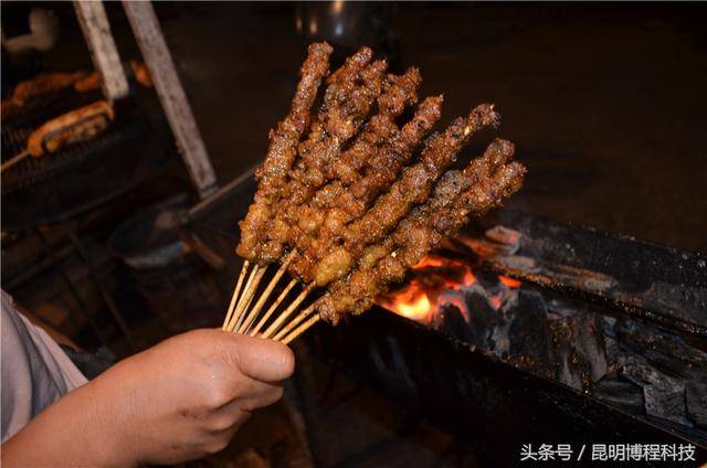 她家的猫咪洋芋,清真烤小肉串,烤肉片,烤牛筋 清真烤牛肝巴,各类