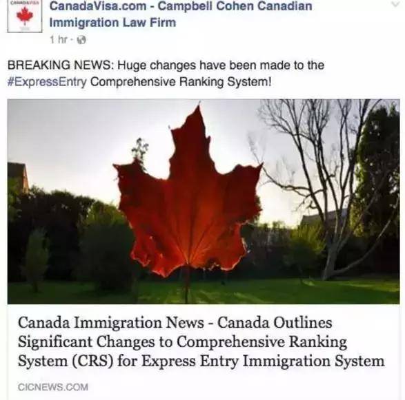 加拿大联邦技术移民EE评分系统大改!本月19日