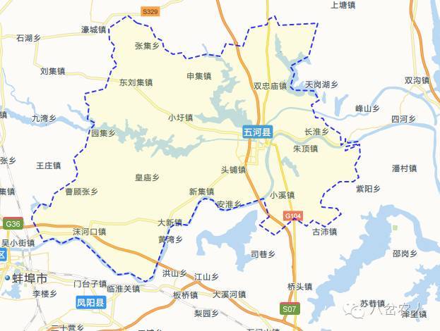五河县县城地图图片