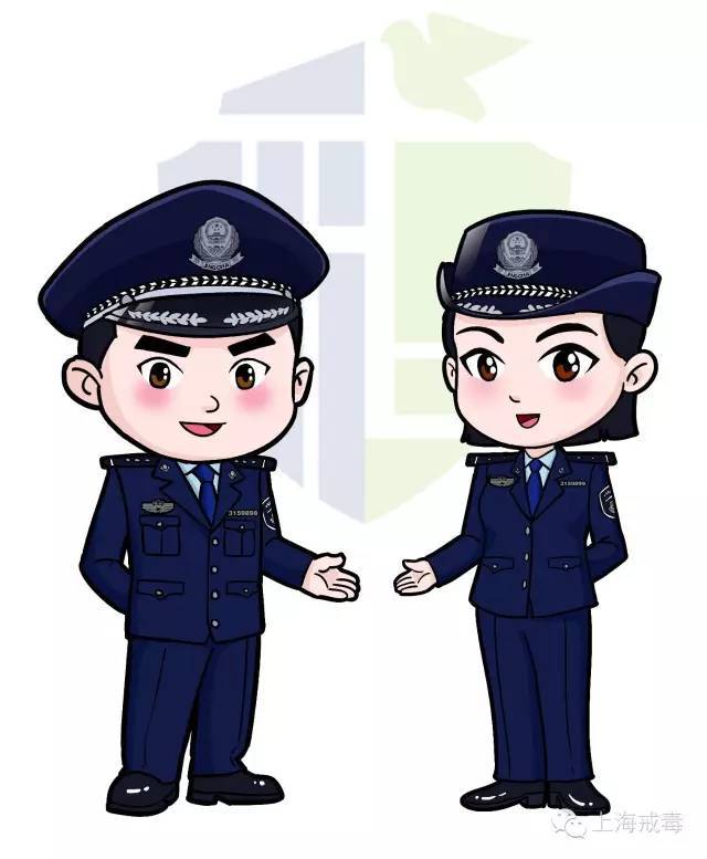 警察漫画 形象图片