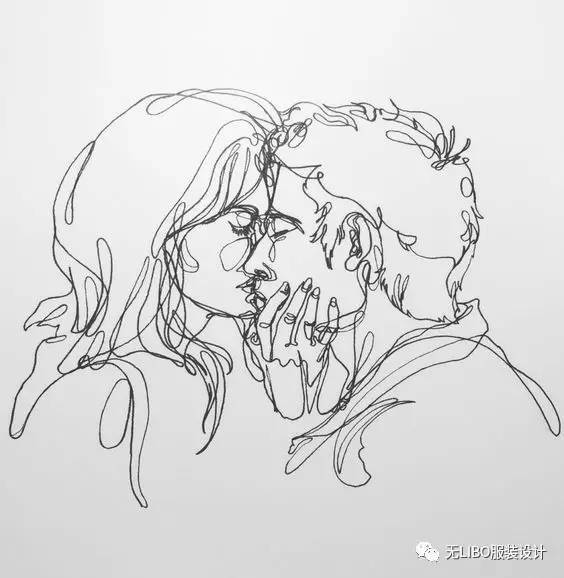 喜怒哀乐头像线描图片