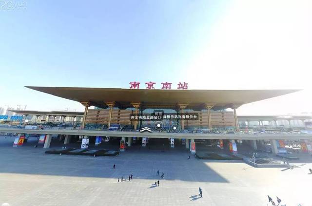 南京南站全景图图片