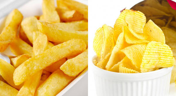 crisps chips fries图片