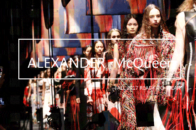 时装周| Alexander McQueen 17秋冬系列：浪荡不羁的线性艺术_手机搜狐网