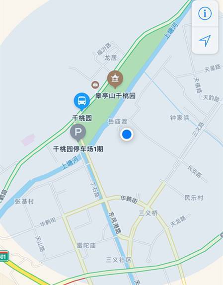 杭州千桃园地图图片