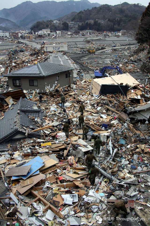 日本最大的地震图片