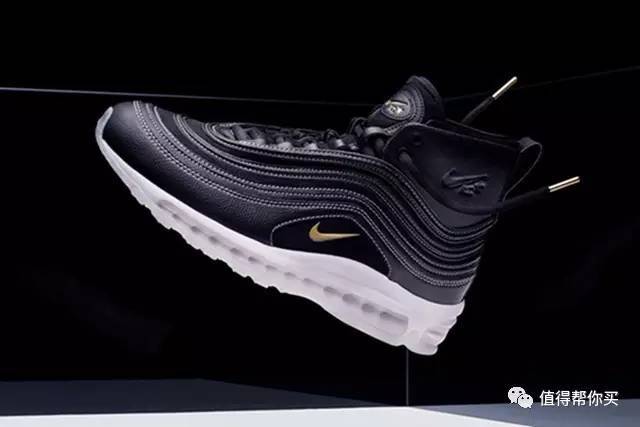 限量版】Riccardo Tisci x NikeLab Air Max 97 Mid联名款黑金波浪纹