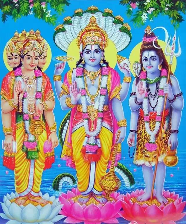 印度版封神榜——印度教众主神像