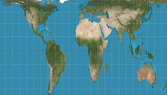 关于世界地图,北半球发达国家没看起来大|8只小
