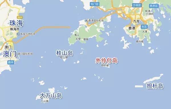 珠海万山群岛地图图片