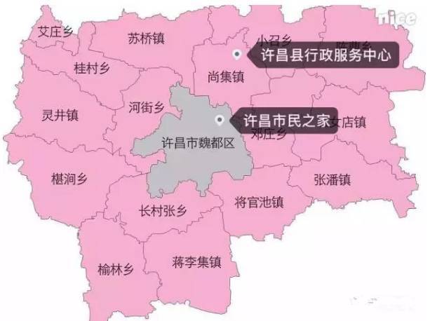 1956年许昌专区地图图片