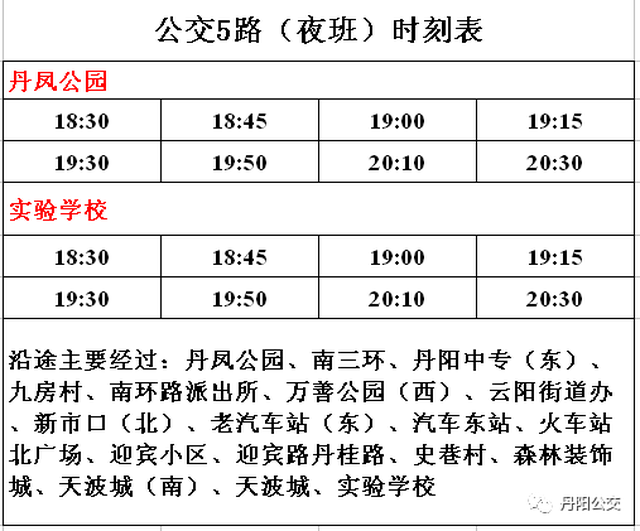 丹陽最新最全公交線路,發車時刻表!速速收藏